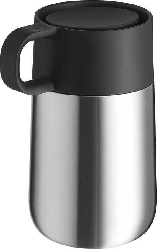 Tazza termica in acciaio inossidabile 03 l - chiusura automatica - apertura di 360 gradi - mantiene caldi per 6 ore e freddi per 12 ore - superficie liscia