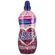 MON AMOUR AMMORBIDENT CONCENTRATO NUOVA FORMULA CON EXTRA PROFUMO FRAGRANZA NINFEA VIOLA 54 LAVAGGI MAXI FORMATO 1350 ML