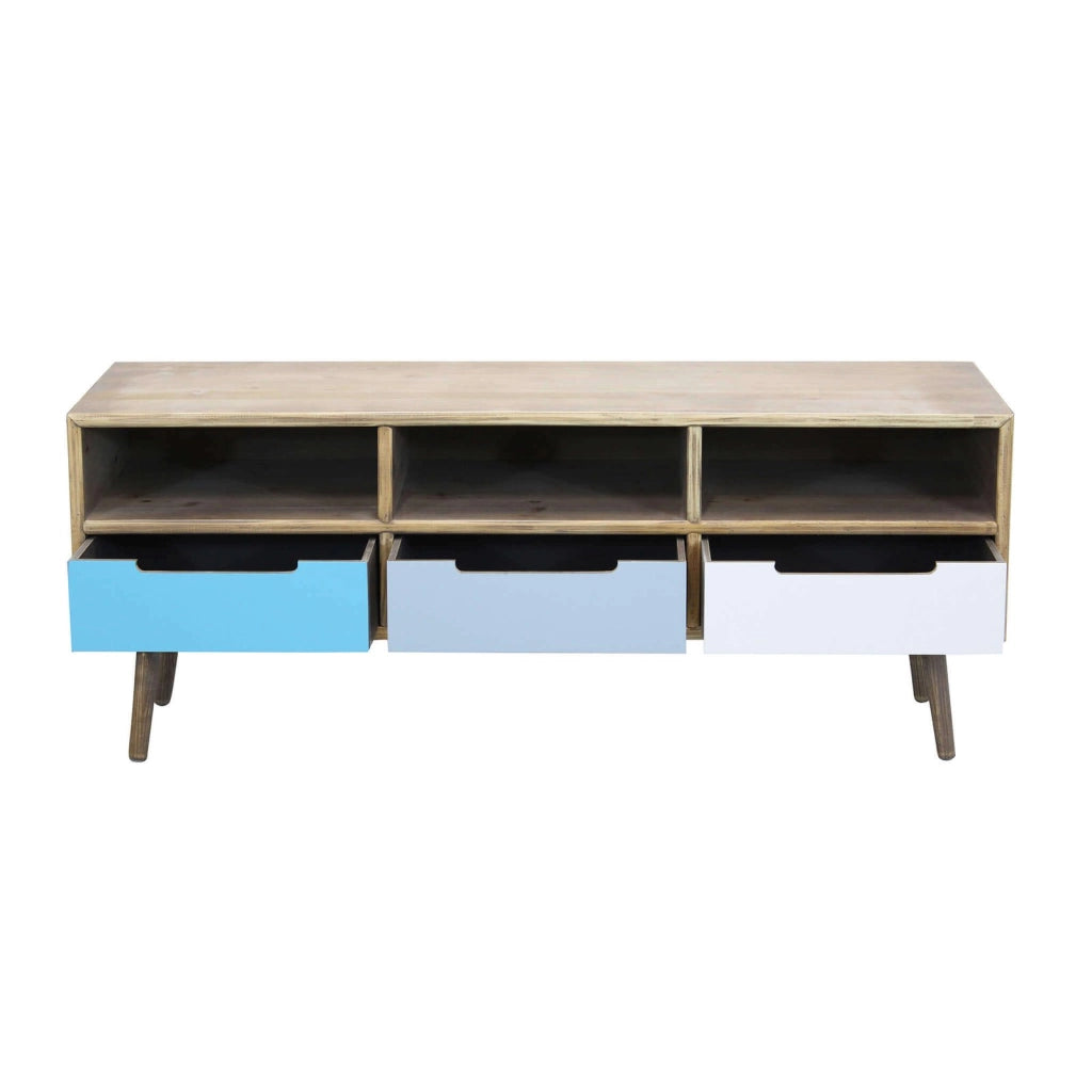 Porta tv colorato in MDF cm 120x35 5x29 5 - BROOKS