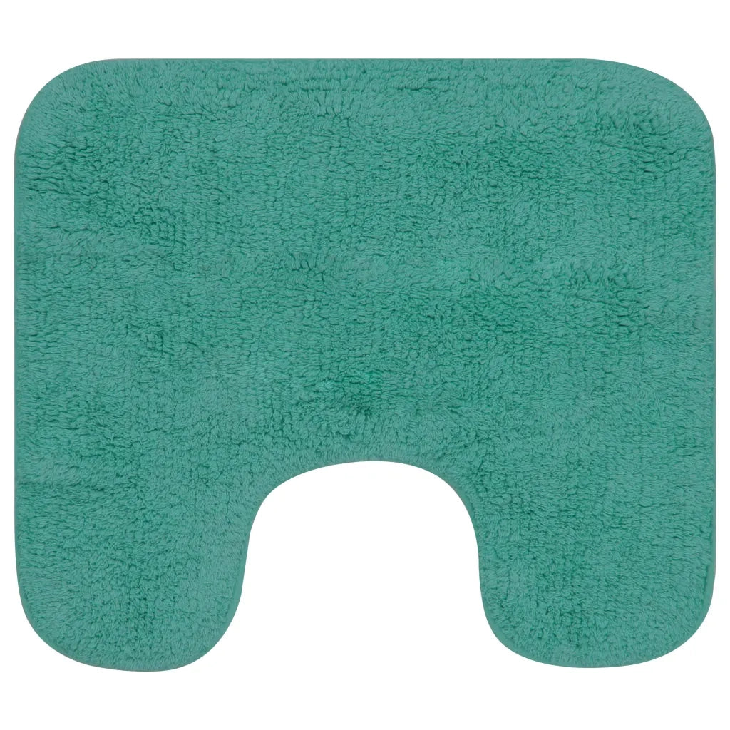 Set Tappetini per Bagno 2 pz in Tessuto Turchese CFW7170129