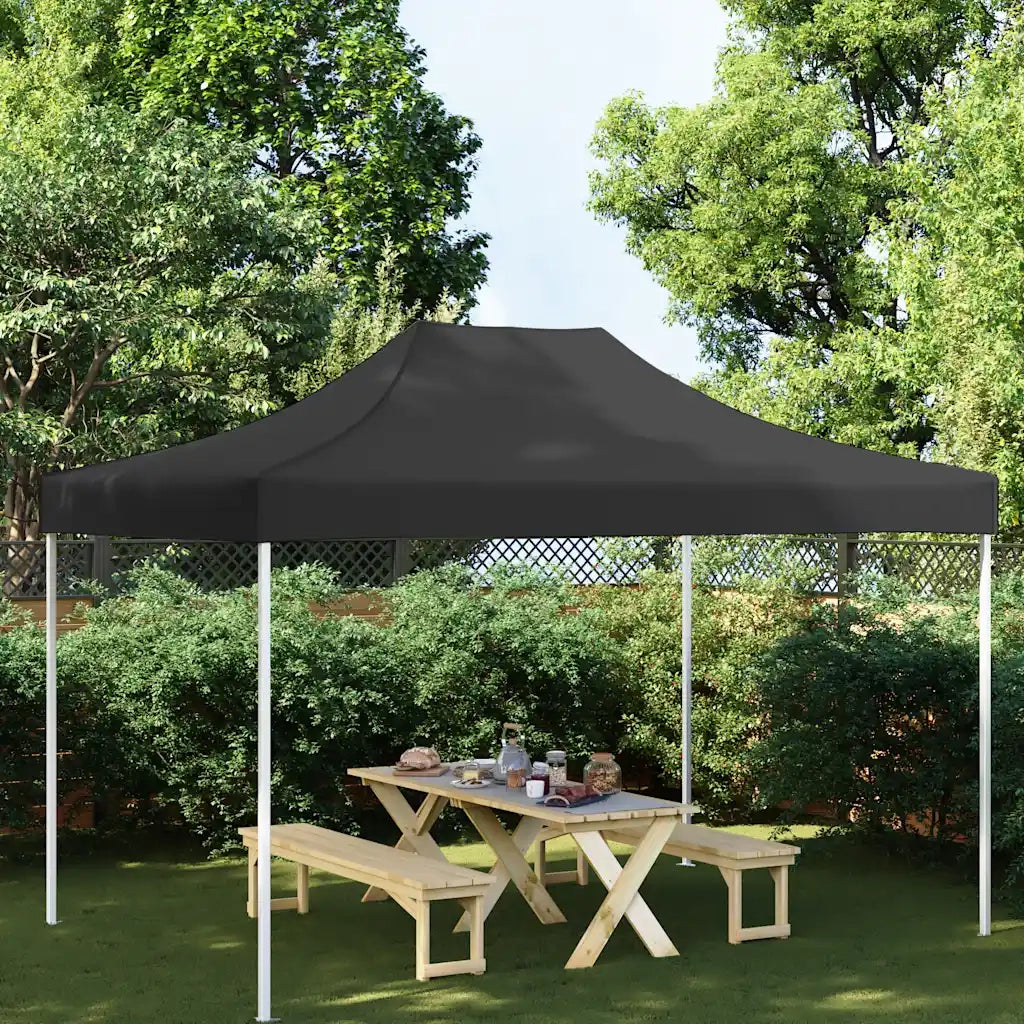 Tetto per Tendone per Feste 4,5x3 m Nero 270 g/m2 CFW4516000