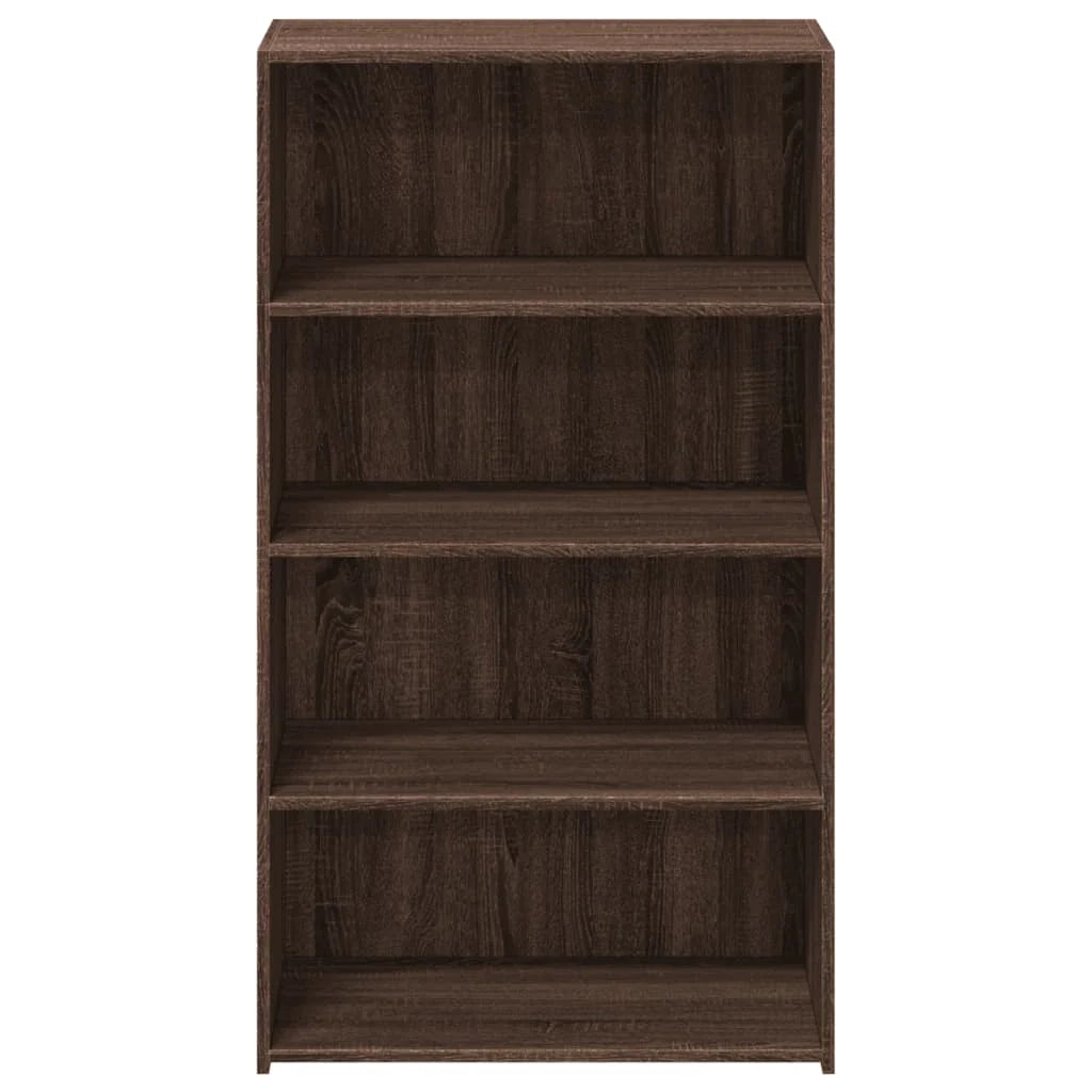 Buffet credenza cassettiera armadio mobile contenitore organizer cucina soggiorno salotto alto 70 x 41 x 124 cm legno ingegnerizzato marrone 02_0033922