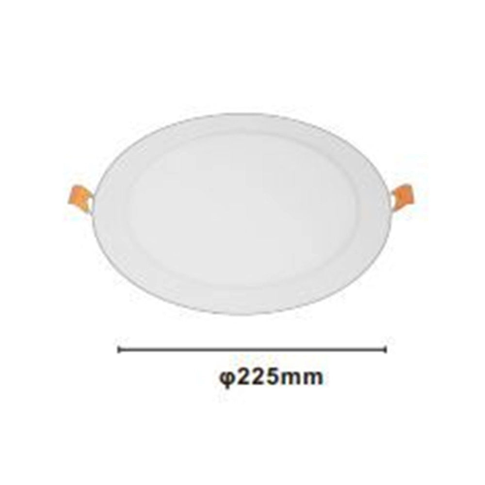 Trade Shop - Pannello Led 18watt Da Incasso Rotondo Bianco ø225mm Luce 3000k-6500k Ip20 00045 -