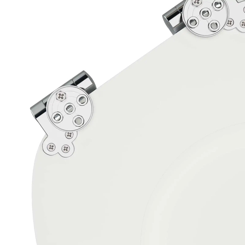 Sedile per toilette con chiusura morbida 2 pcs Bianco 3414529