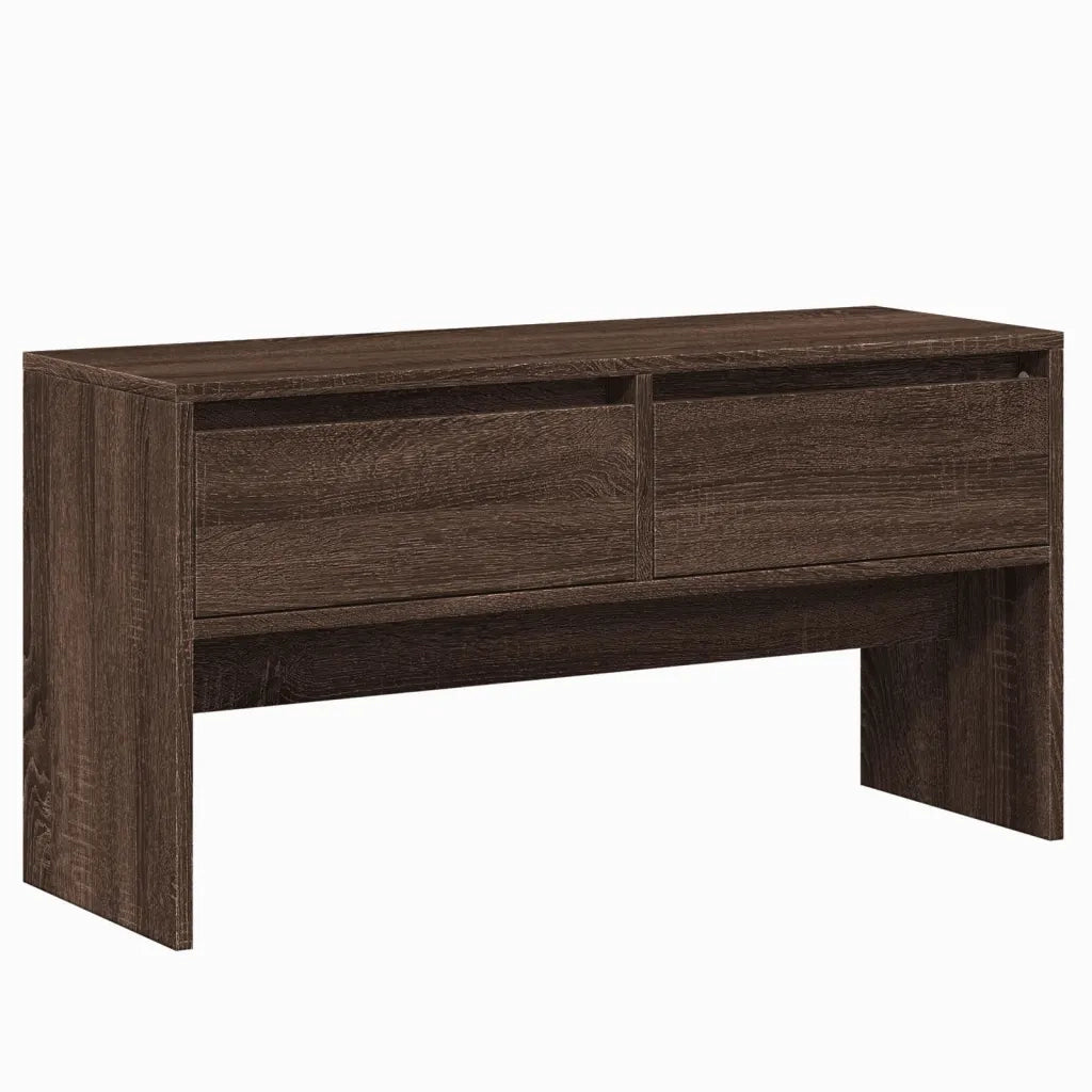 vidaXL Set Mobili da Ingresso 4 pz Rovere Marrone in Legno Multistrato