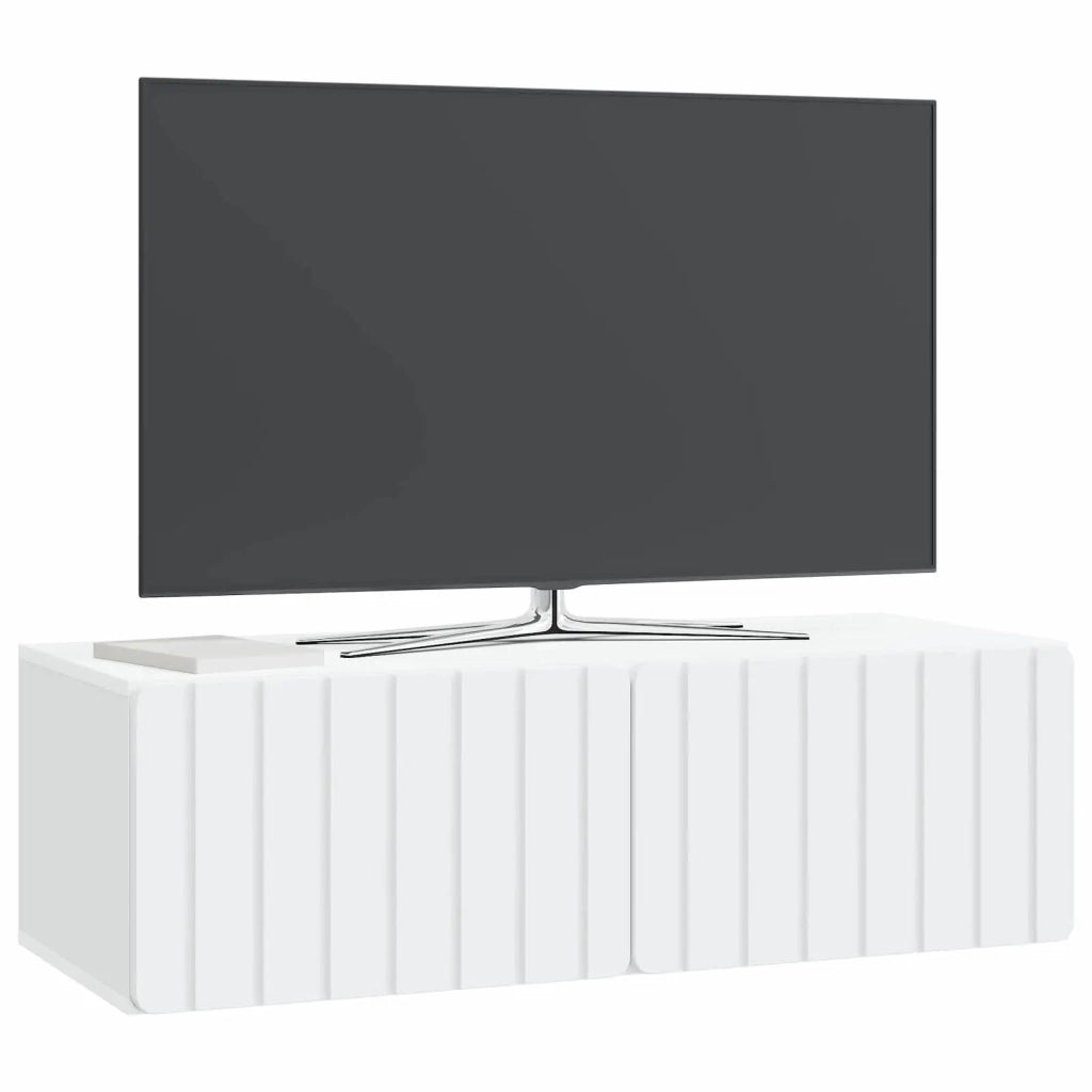 Mobile Porta TV da Muro Bianco 98 x 41 x 30 cm 898355
