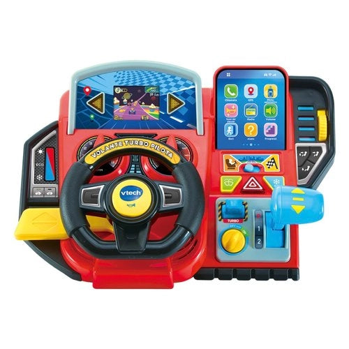 Gioco prima infanzia vtech electronics 558907 volante turbo pilota con