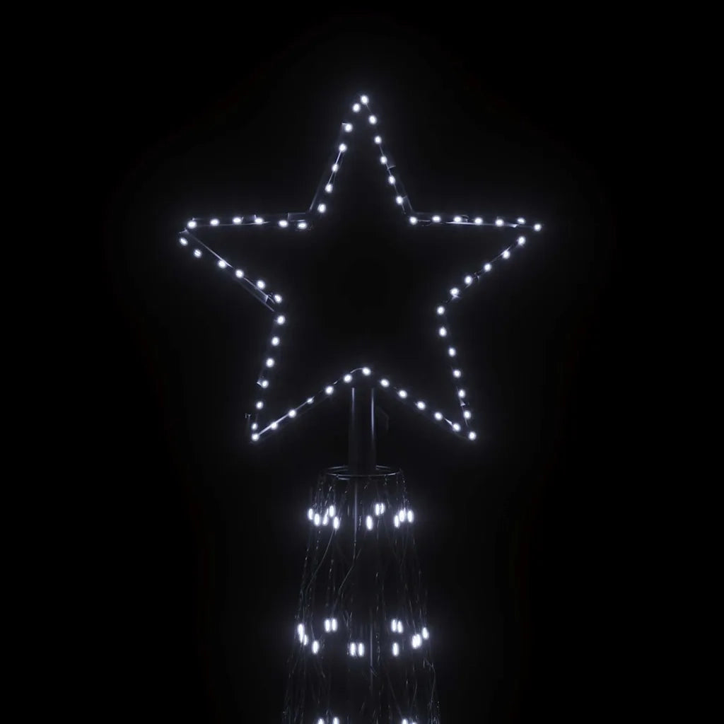 Albero di Natale a Cono-Luci decorative natalizie Bianco Freddo 3000 LED 230x800 cm