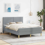 Struttura del letto Grigio chiaro 140 x 200 cm Poliestere 3414959