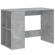 Scrivania | Tavolo da Ufficio Grigio Cemento 102x50x75 cm in Legno Multistrato