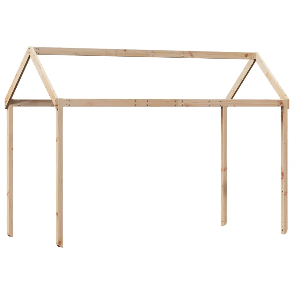 Letto a Castello senza Materasso 90x200cm Massello Pino