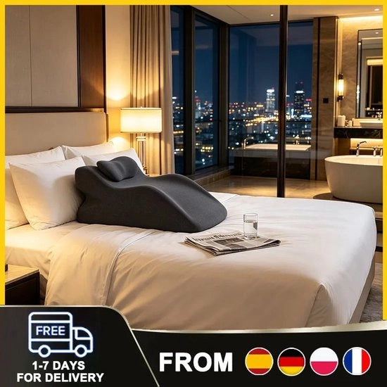 Guscio di Memoria Wedge per il Sonno, Cuscino Ergonomico per Posizione Prona, Cuscino per il Sonno Multifunzionale
