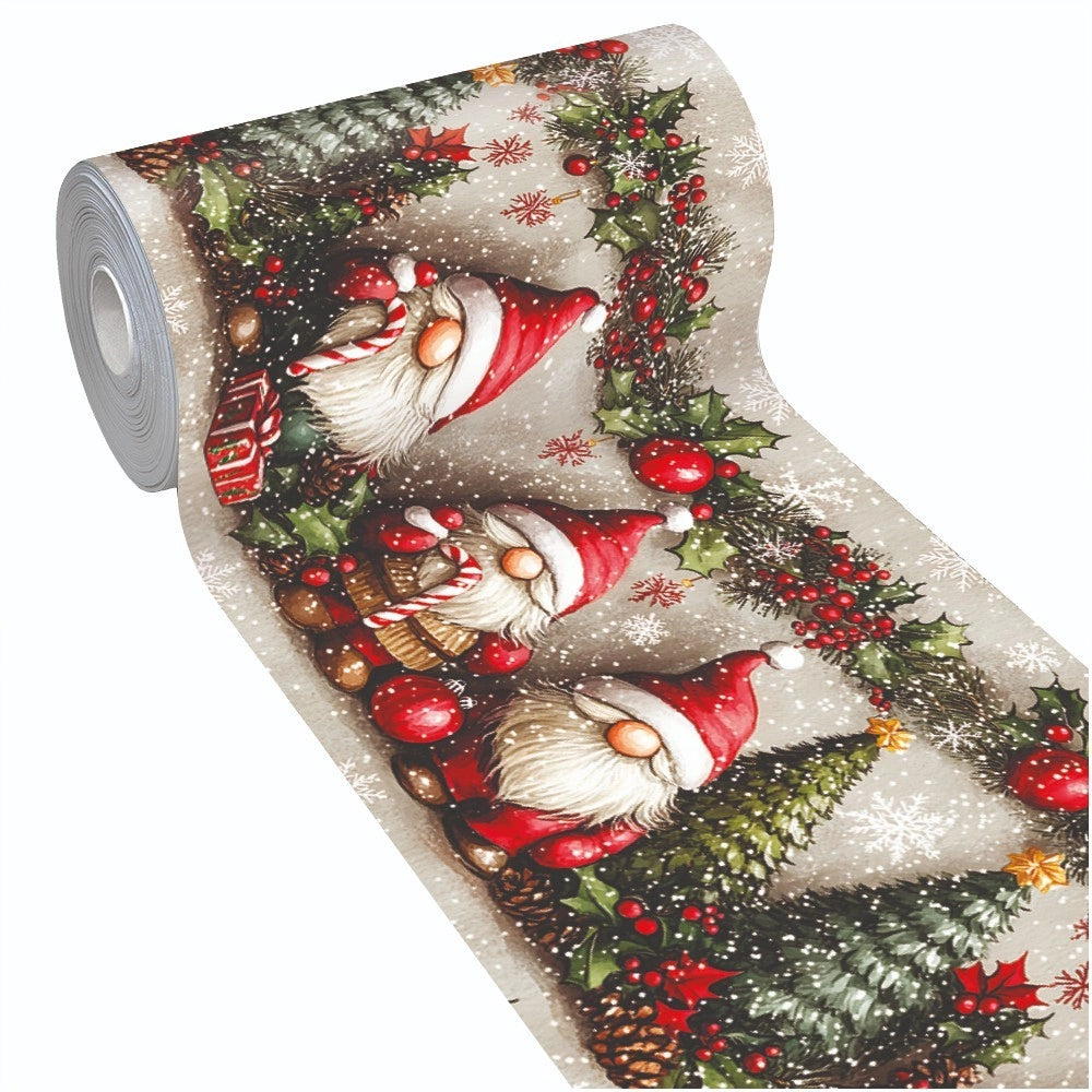 Tappeto Cucina Natale Pvc 51x300 cm Antimacchia Passatoia Antiscivolo Antisfilo Lavabile Dis_NC