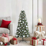 Albero di Natale artificiale con 150 LED Verde 120 cm 3395801