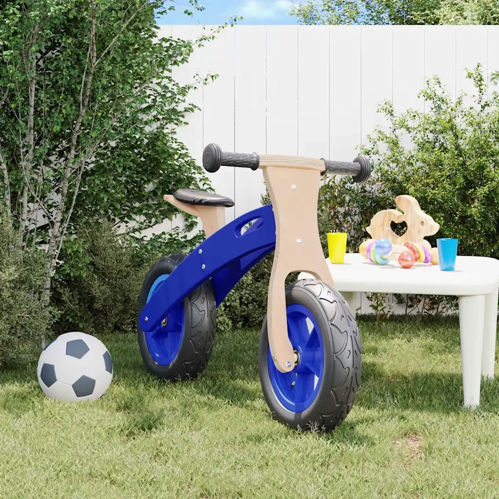 Bicicletta Senza Pedali per Bambini con Pneumatici Aria Blu CFW7988326