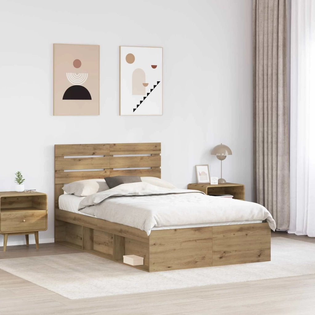 Struttura del letto Rovere Artigianale 120 x 200 cm 3411438