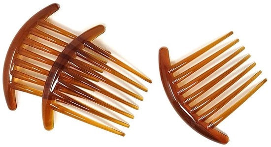 Clip per capelli in acciaio inossidabile - 2 pezzi - Accessorio elegante per capelli con forma a cammeo francese.