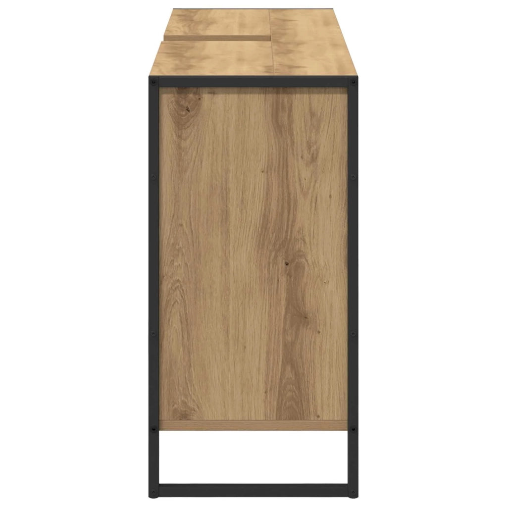 Mobile da Bagno con porta Rovere Artigianale 60 x 30 x 60 cm