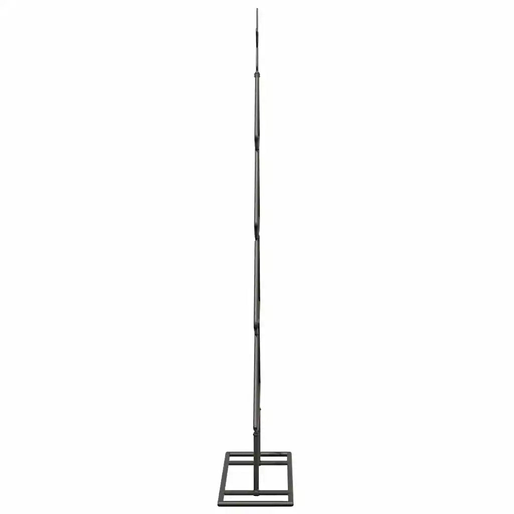 Albero di Natale in metallo con supporto Nero 90,5 cm Acciaio 42019187