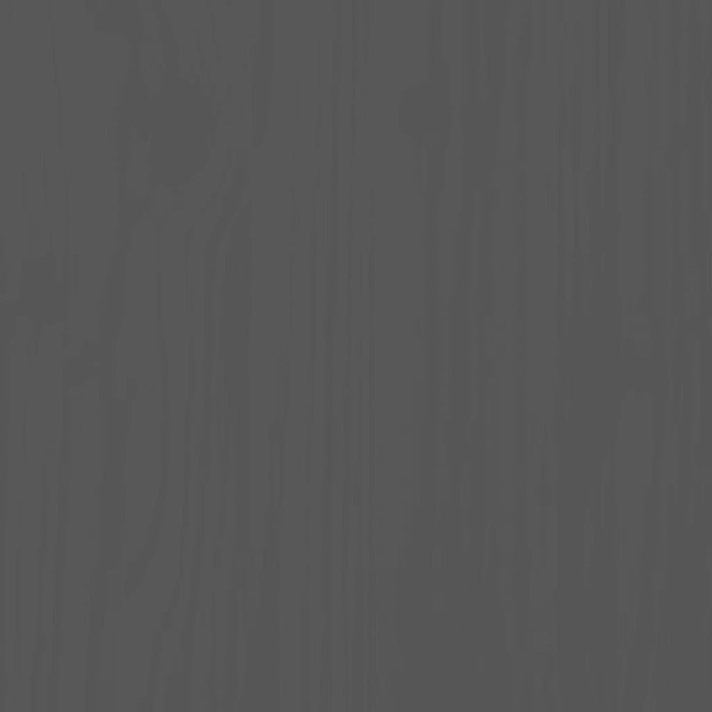 Divano Angolare con Cuscini in Legno Massello di Pino Grigio 825655