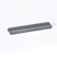 kleankin Armadietto Medicinali a 6 Ripiani con Serratura e 2 Chiavi, in Acciaio, 55x18x60 cm, Bianco