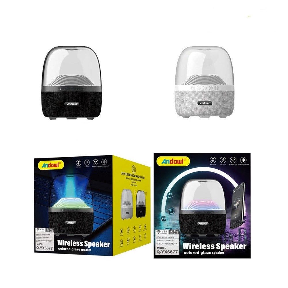 Trade Shop - Altoparlante Ricaricabile Wireless Bluetooth Da 5 W Con Radio Portatile Q-yx6677 -