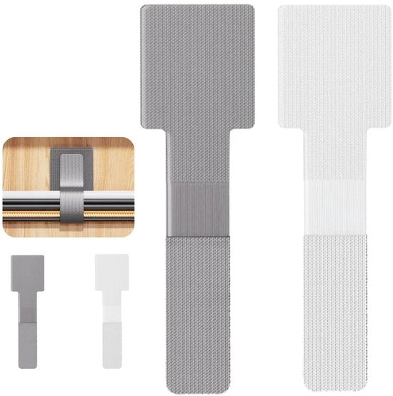 Cable Binders Reutilizzabili - 30 Pezzi - Autoadesivi - Flessibili - Nylon - Ideali per l'Organizzazione dei Cavi - Organizzatore dei Cavi