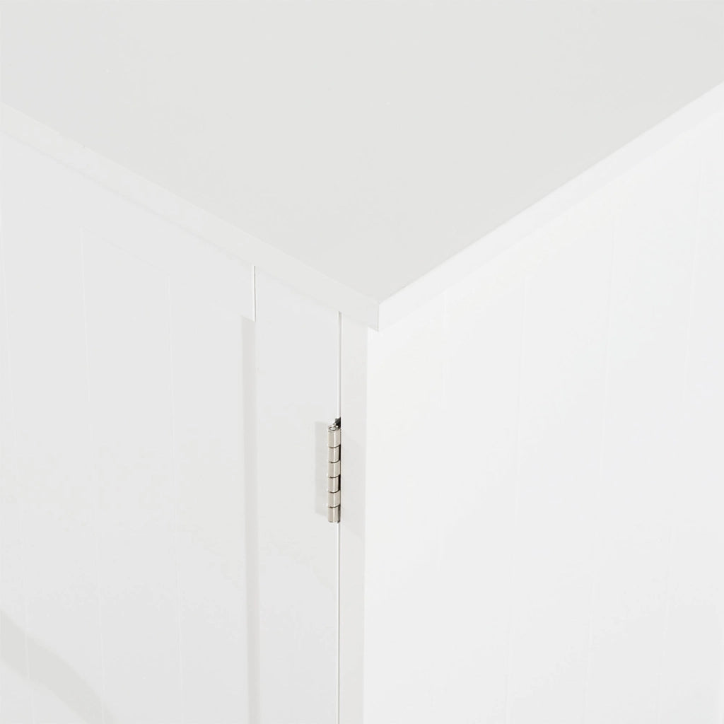 Mobile Sottolavello da Bagno 60x30x60 cm 2 Ante  Bianco