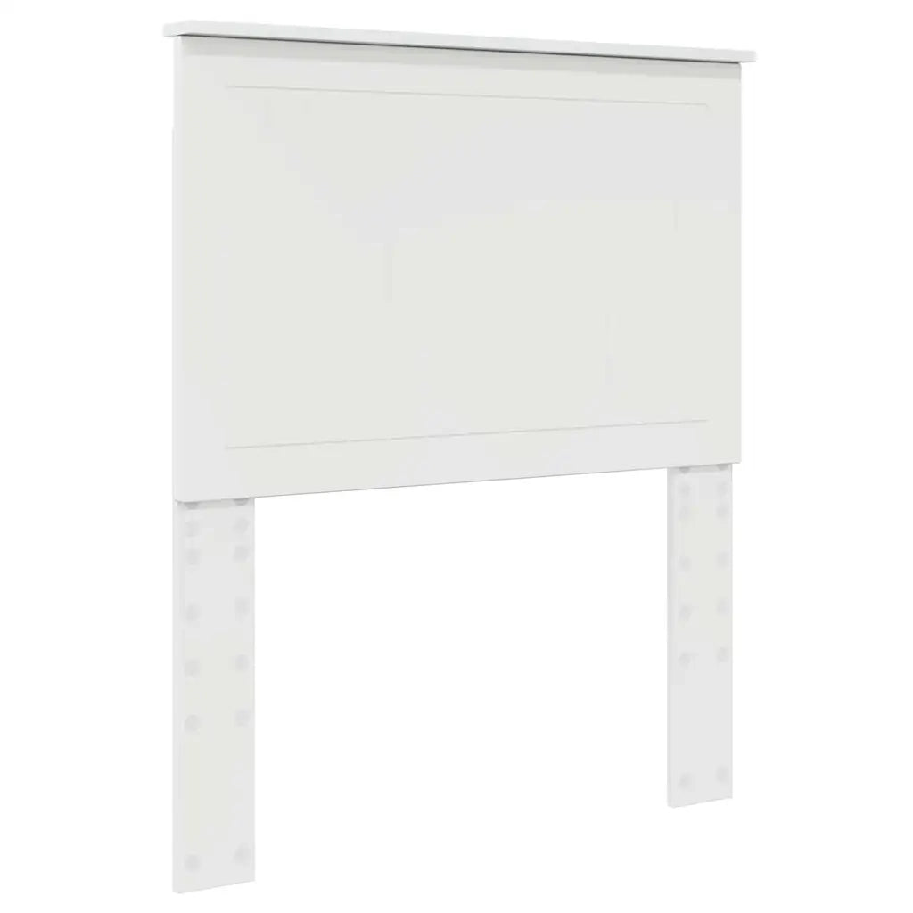 Testiera-Testata-Testiera Decorativa Bianco Lucido 80 cm Legno multistrato 448252