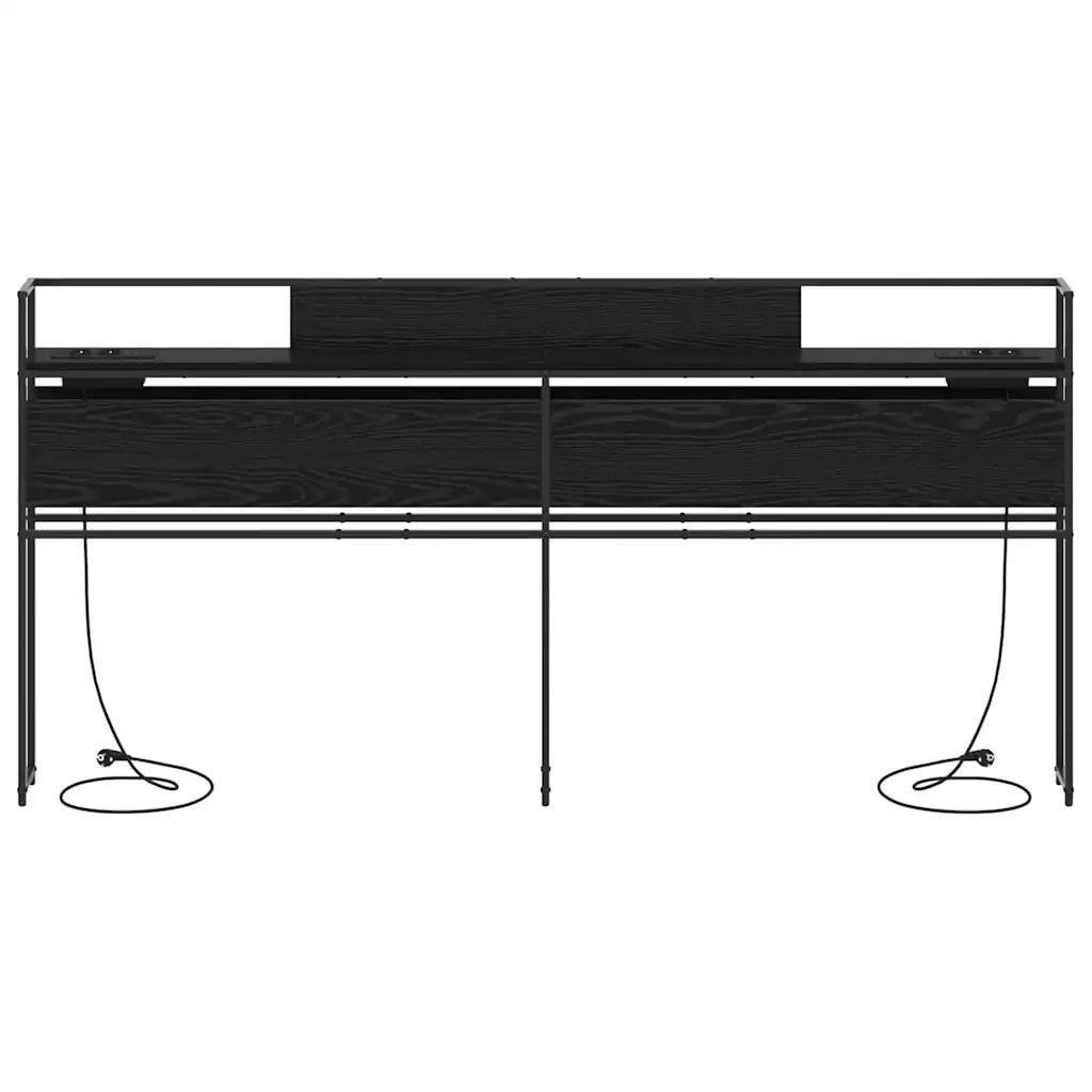 Testata contenitore Rovere nero Legno multistrato 859655
