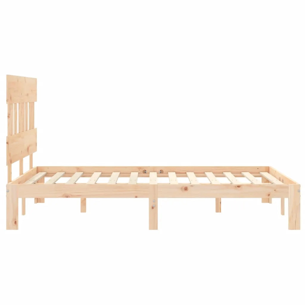 vidaXL Letto senza Materasso 140x190 cm in Legno Massello di Pino