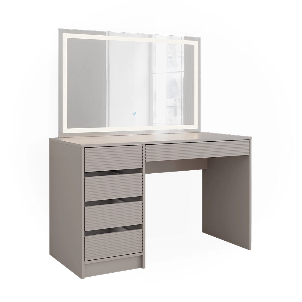 Vicco Tavolo da toilette Cachemire 120 cm con specchio a LED
