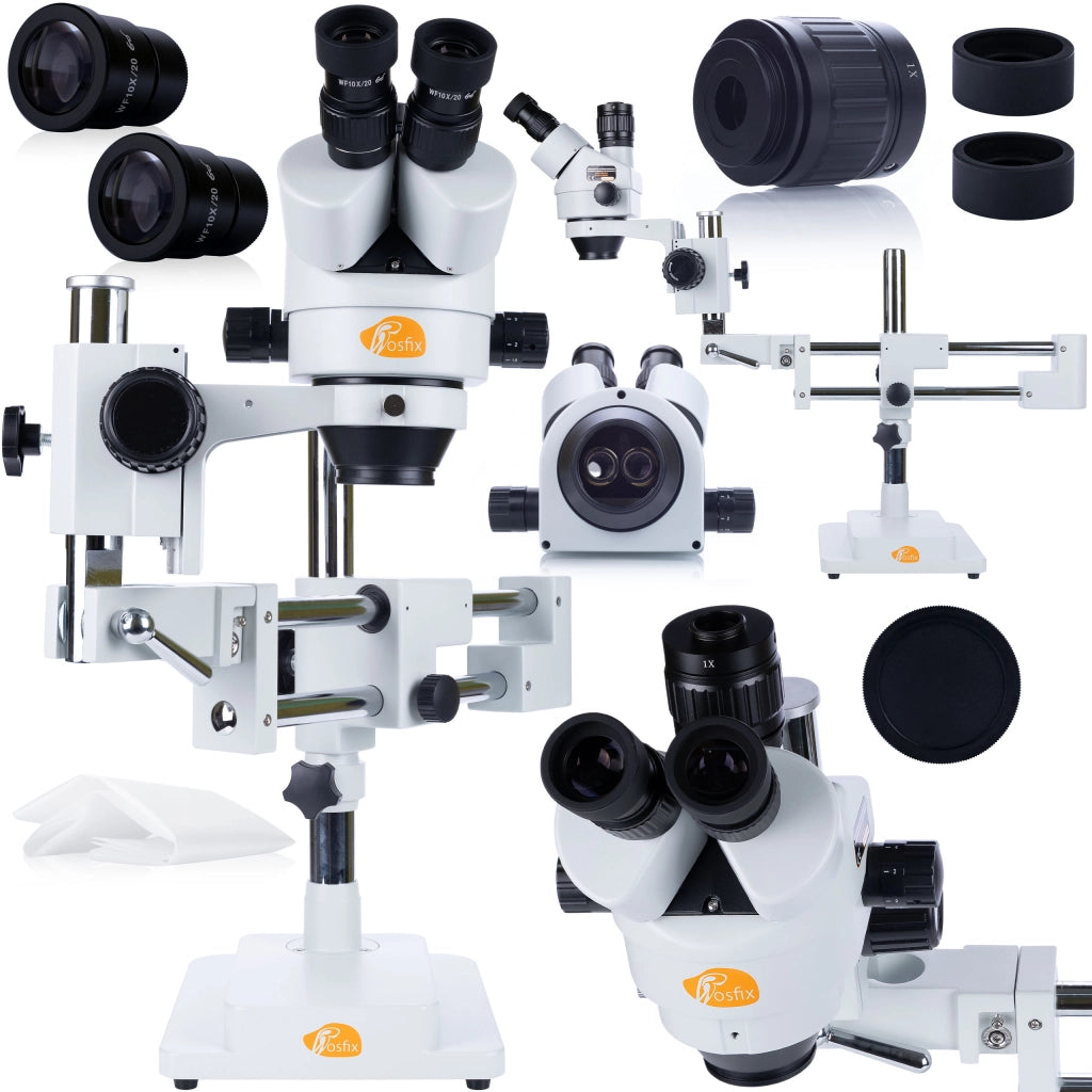 Mikroscopio Stereoscopico Trinoculare Jupiter Pro MSJP-T-SDMS1 – Testa Rotante 360° | Zoom 7x-45x