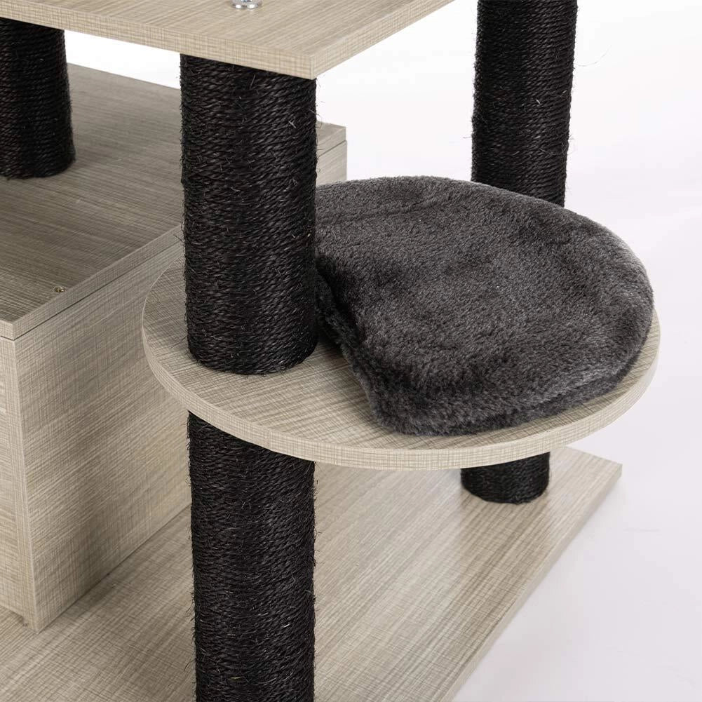 Tiragraffi Albero Rifugio Graffiatoio 2 Palline 2 Cucce Coperte Gatti Felini