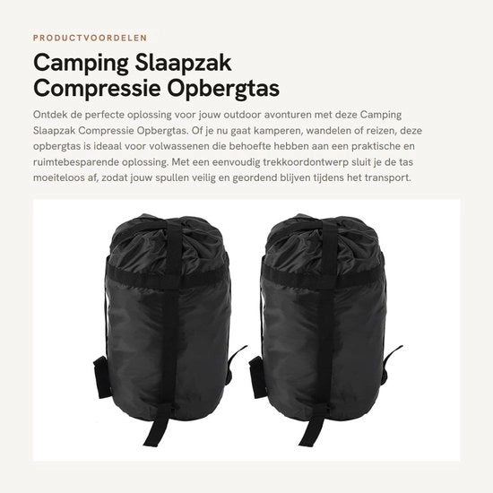 Zak di portata facile da trasportare - Disegno semplice - Borsa da campeggio - Viaggi all'aperto - Materiale resistente - Dimensioni compatte - Maniglia per comodità - Sacca compressa