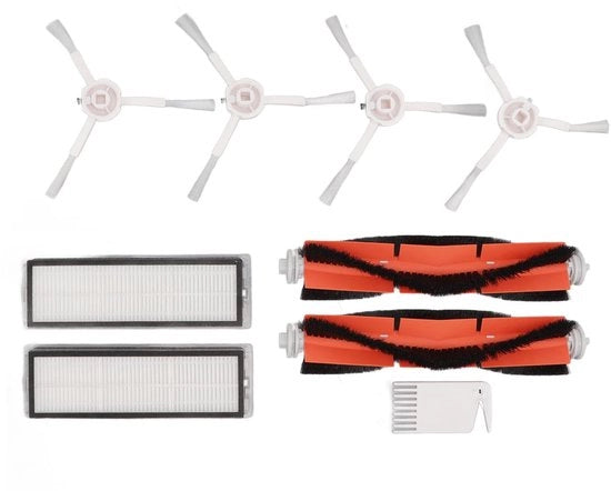 Set di sostituzione per spazzola - Filtro per spazzola - Adatto per Mijia 1C/F9/1T - Riduzione di polvere - Cattura di particelle sottili - Pezzi di ricambio per il mantenimento - Accessori per aspirapolvere