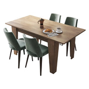 Pizzoli, Tavolo Allungabile Allungabile, 160x80x78h cm Marrone Noce