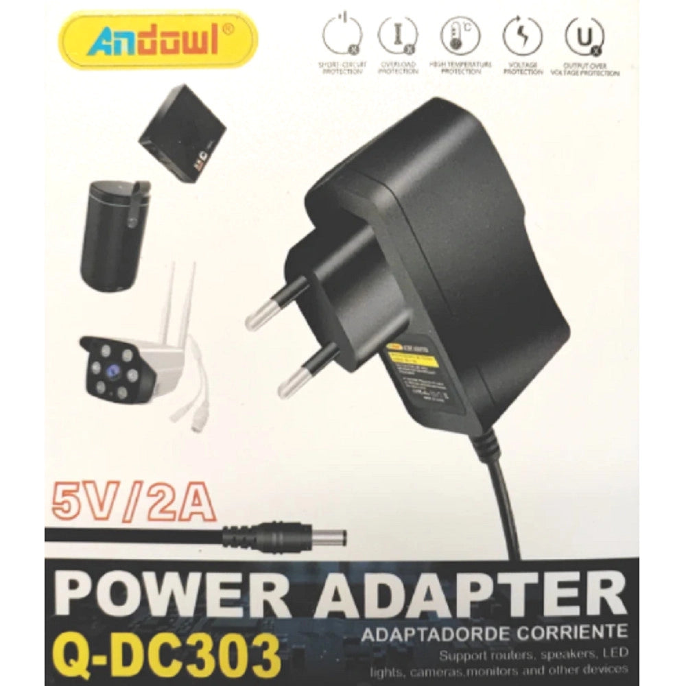 Trade Shop - Alimentatore Universale 220 V Ca A 5v Cc Adattatore Di Alimentazione 2a Q-dc303 -