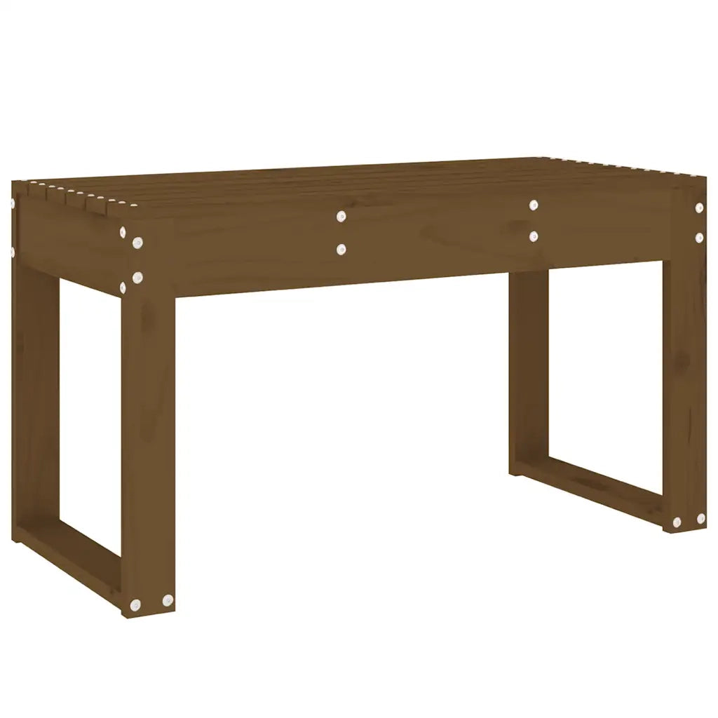 Panchina da Giardino | Panca da Giardino Ambra 80x38x45 cm Legno Massello di Pino
