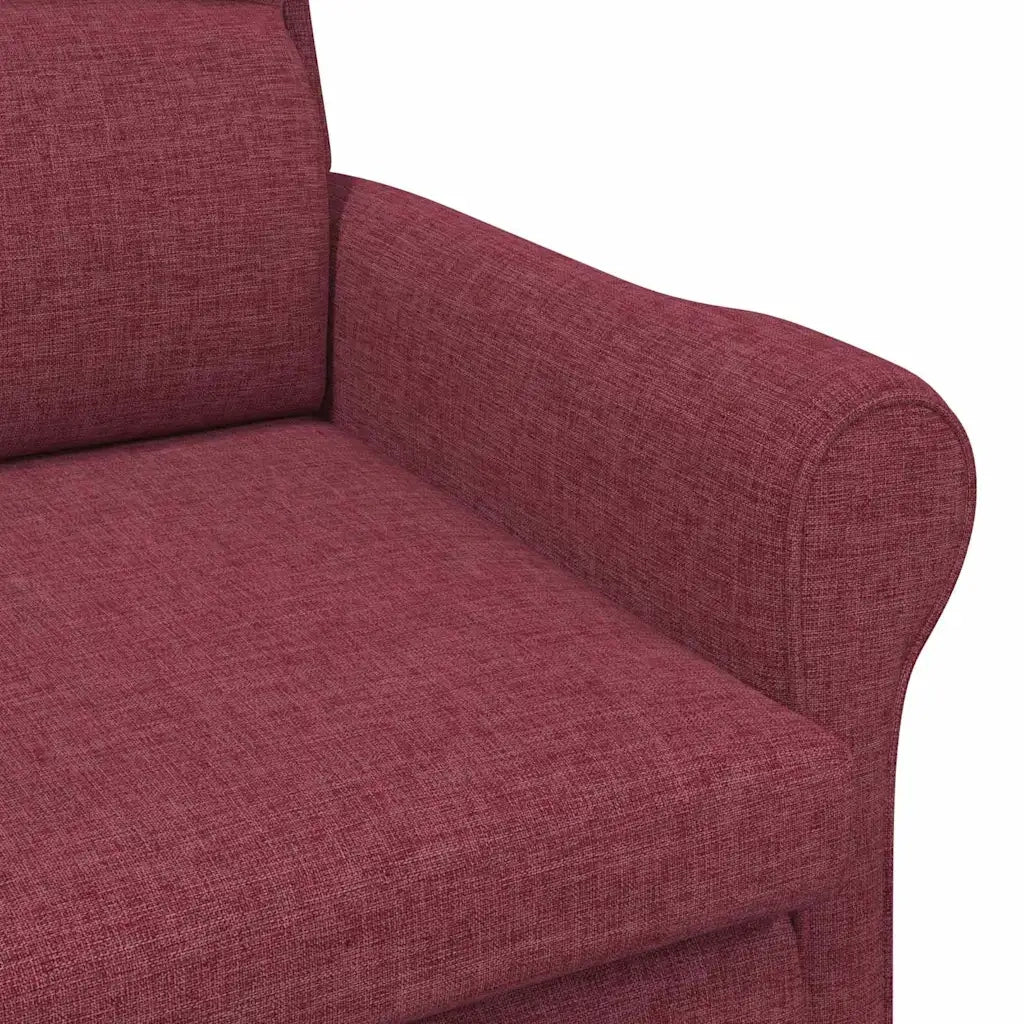 Poltrona | Sedia Relax Rosso vino Tessuto
