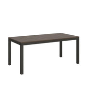 Tavolo allungabile 180/440x90 cm Everyday Evolution colore noce telaio e gambe antracite