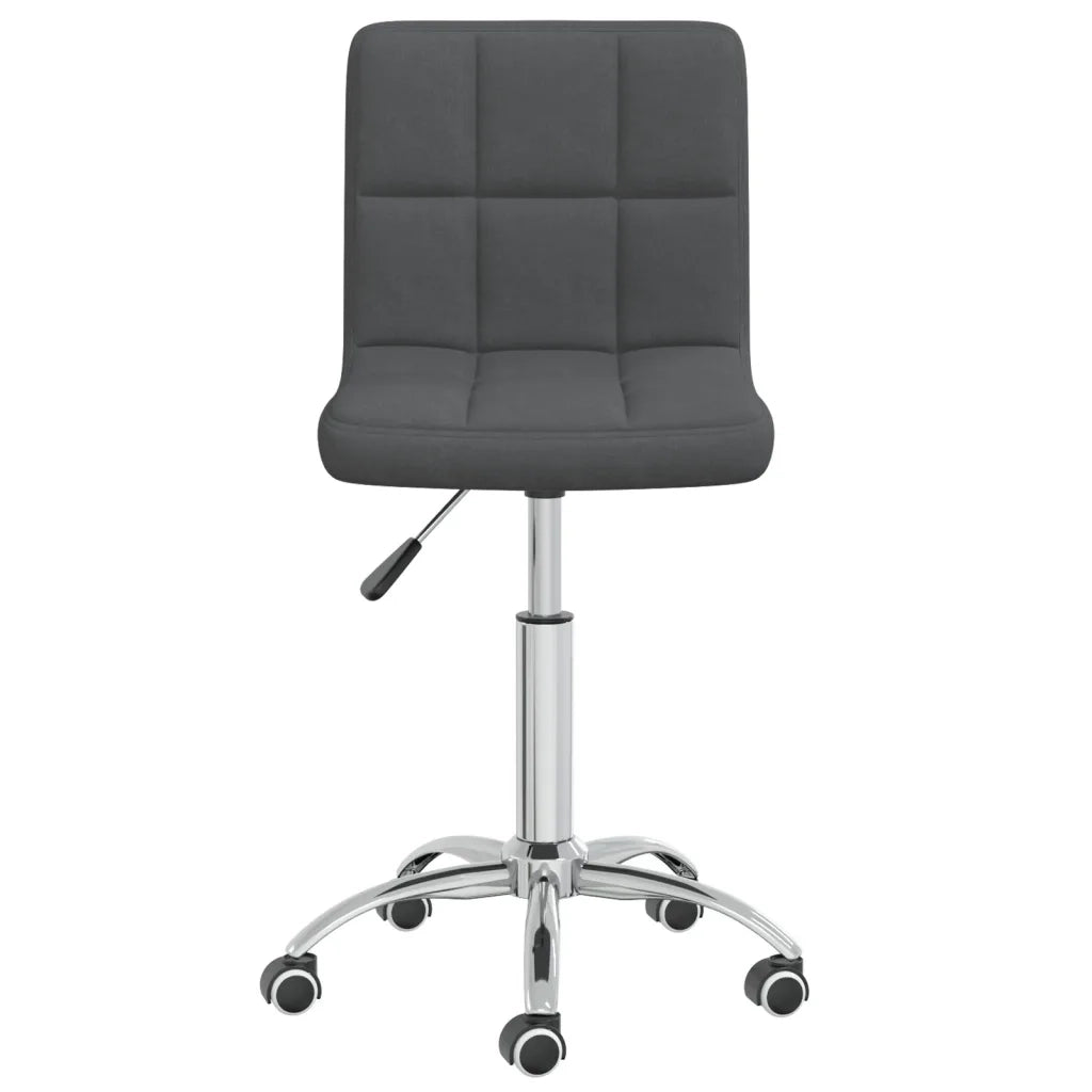 Sedia da Ufficio Girevole Grigio Scuro in Tessuto cod mxl 34080