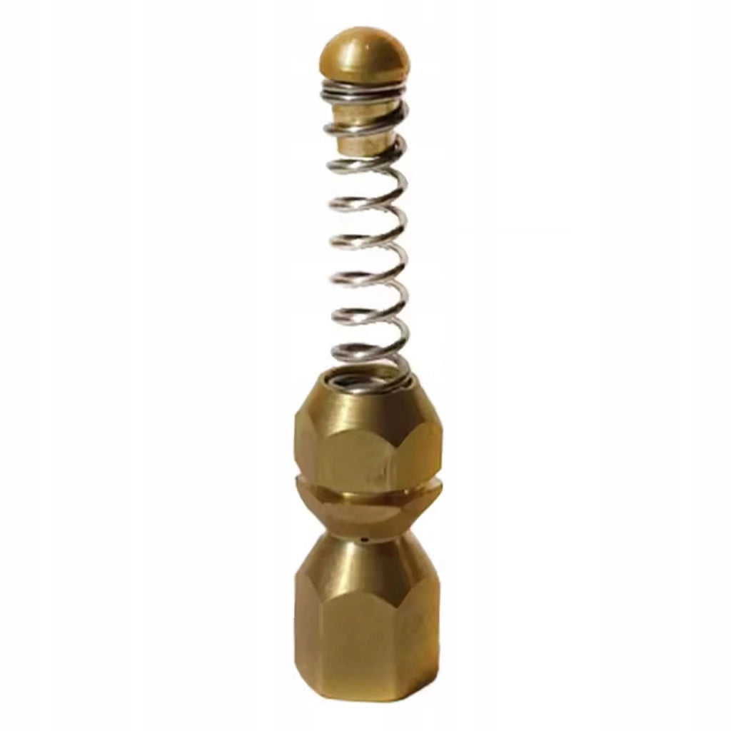 Ugello Rotante JetTwist Pro 1/8 BrassSpin – Flusso 3D per Pulizia Tubi | Filettatura 1/8" | Ottone