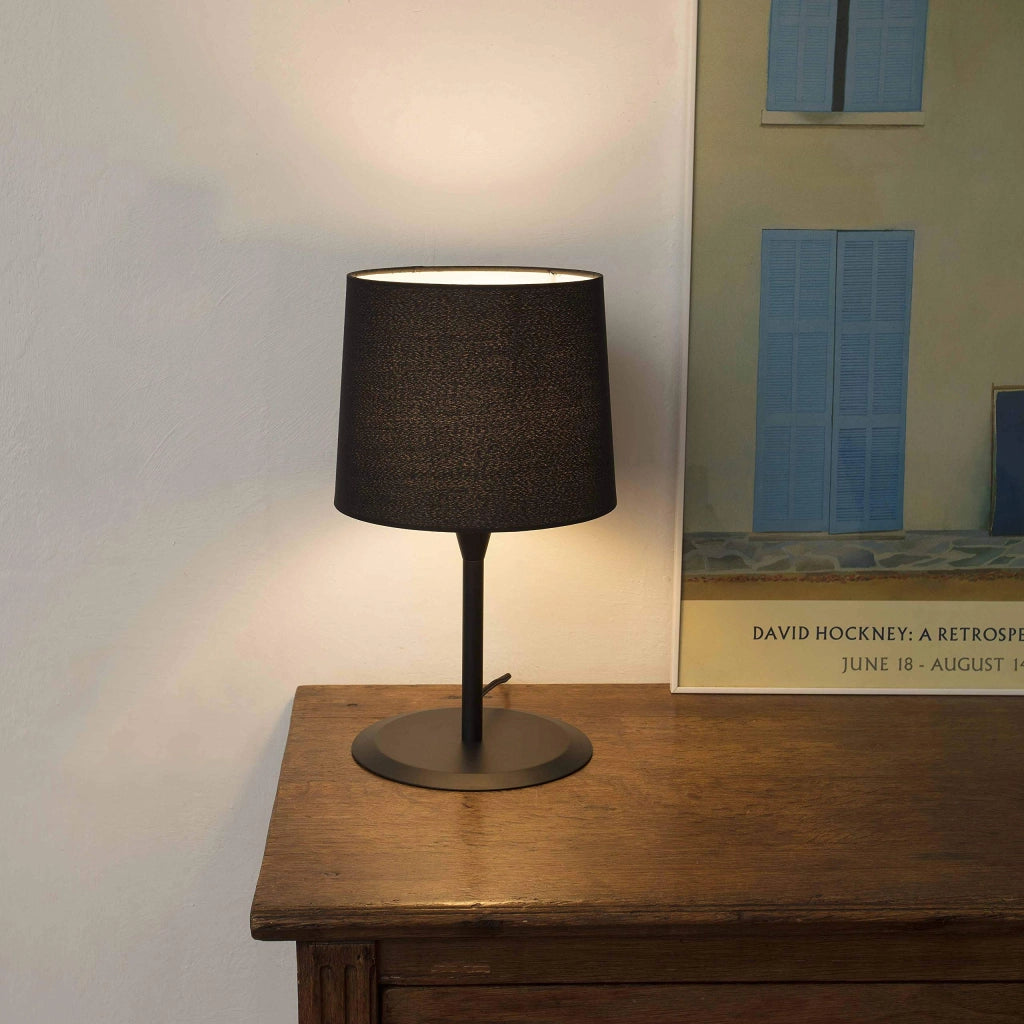 Faro Barcelona 64311-06 - CONGA Lampada da tavolo nera/nera