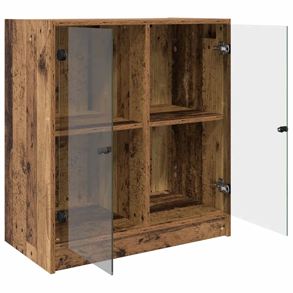 Mobile laterale Legno vecchio 68 x 37 x 75,5 cm