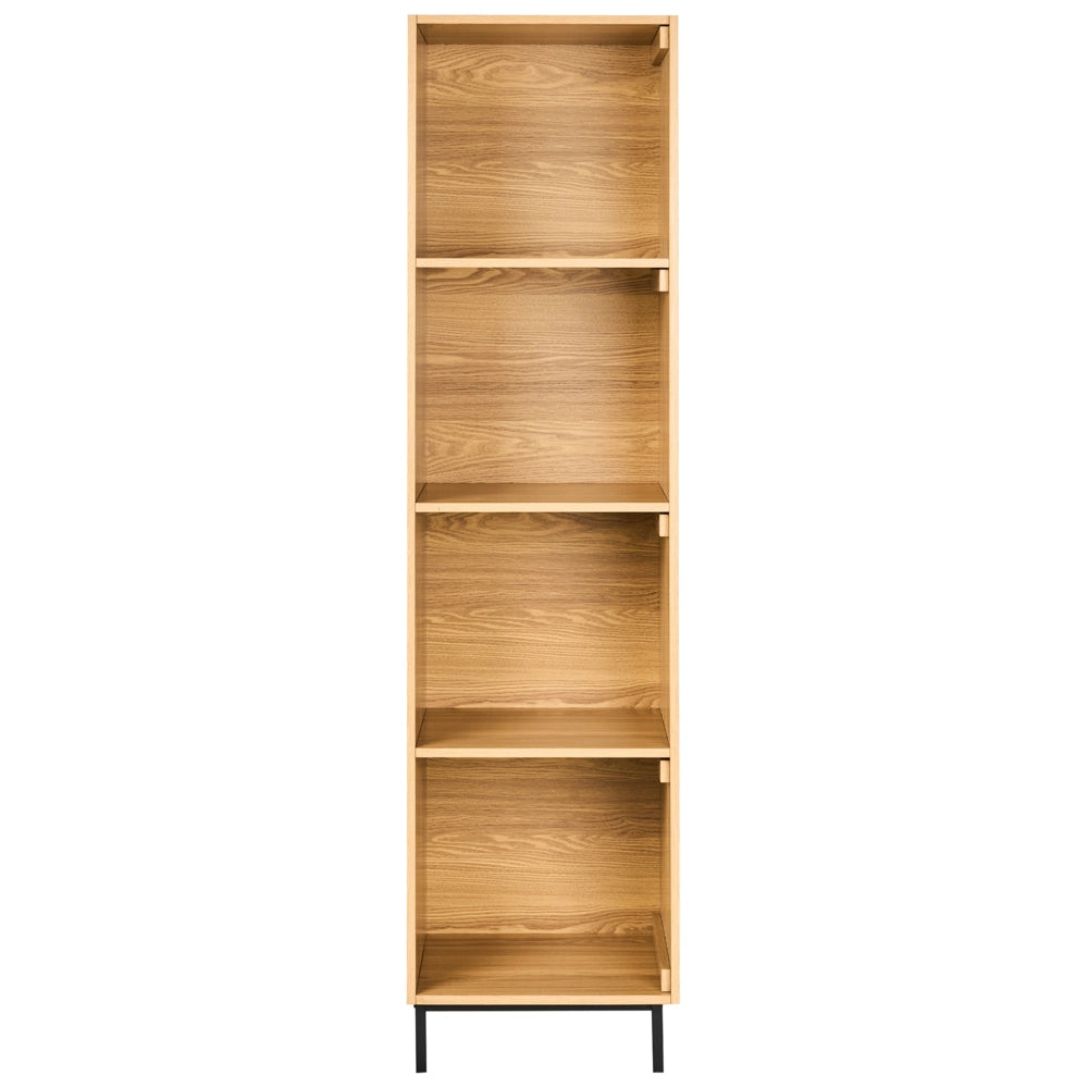 Armadio aperto 9 ripiani MDF Scaffale aperto per vestiti Marrone chiaro stile moderno