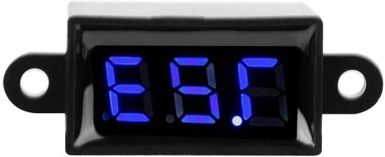 Voltmetro digitale 0,28 pollici Due fili DC 3,0-30V Display a LED Indicatore di ampiezza (blu) Ampèremetro