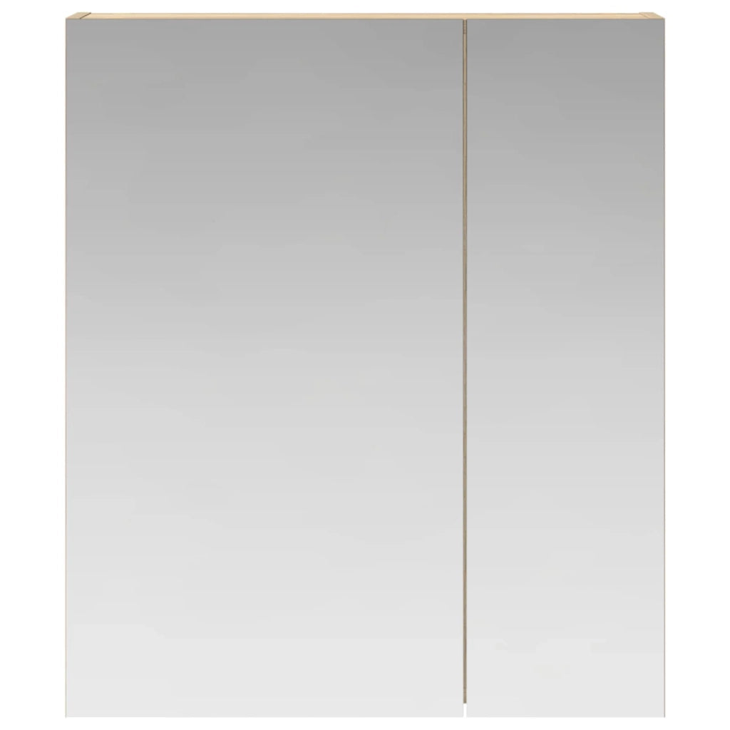 Mobiletto per specchio da bagno Rovere Sonoma 60 x 14,5 x 70 cm 889057