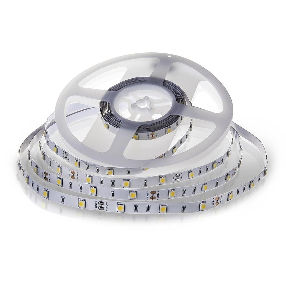 V-TAC striscia LED SMD5050 5m 4,8W/m 500lm/m 3000K IP20