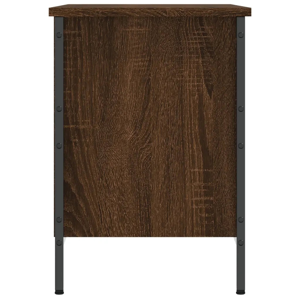 Scarpiera Rovere Marrone 69x35x50 cm in Legno Multistrato 831837